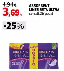 Lines - Assorbenti Seta Ultra