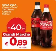 Coca Cola - Classica/Zero/Zero Senza Caffeina Coca Cola - Classica/Zero/Zero Senza Caffeina