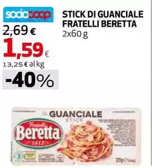 Beretta - Stick Di Guanciale Fratelli Beretta - Stick Di Guanciale Fratelli