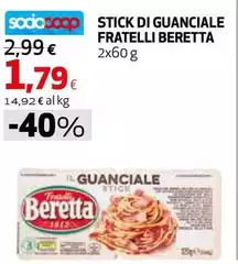 Beretta - Stick Di Guanciale Fratelli Beretta - Stick Di Guanciale Fratelli