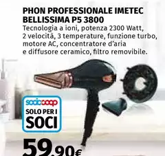 Imetec - Phon Professionale Bellissima P5 3800