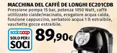 De Longhi - Macchina Del Caffè EC201CDB De Longhi - Macchina Del Caffè EC201CDB