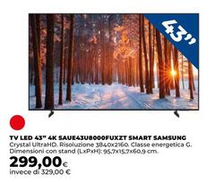 Samsung - Tv Led 43" 4k Saue43u8000fuxzt Smart