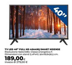 Hisense - Tv Led 40" 40A49Q Smart