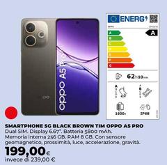 Oppo - Smartphone 5G Black Brown Tim A5 PRO