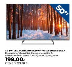 Saba - Tv 50" Led Ultra Hd SA50KM10VDA Smart