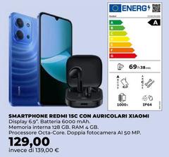 Xiaomi - Smartphone Redmi 15c Con Auricolari