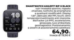 Amazfit - Smartwatch Bip 6 Black
