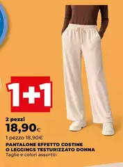 Pantalone Effetto Costine O Leggings Testurizzato Donna Pantalone Effetto Costine O Leggings Testurizzato Donna