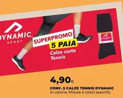 Conf. 5 Calze Tennis Dynamic