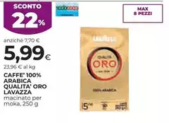 Lavazza - Caffe' 100% Arabica Qualita' Oro