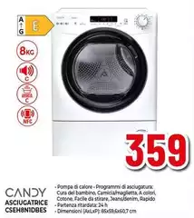 Candy - Asciugatrice CSEH8N1DBES Candy - Asciugatrice CSEH8N1DBES