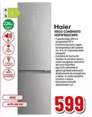 Haier - Frigo Combinato HDPW3620CNPK