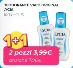 Lycia - Deodorante Vapo Original Lycia - Deodorante Vapo Original
