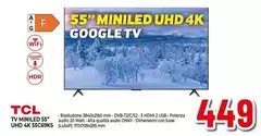 TCL - Tv Miniled 55" Uhd 4K 55C69KS