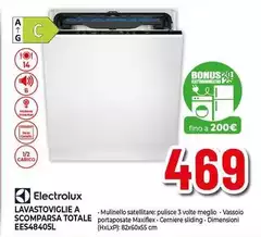Electrolux - EES48405L A Scomparsa Totale 14 Coperti C