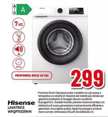 Hisense - Lavatrice WFQP701219VM Hisense - Lavatrice WFQP701219VM