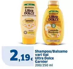 Garnier - Shampoo/Balsamo Ultra Dolce