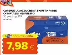 Lavazza - Capsule Crema E Gusto Forte Compatibili Nespresso