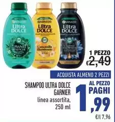 Garnier - Shampoo Ultra Dolce
