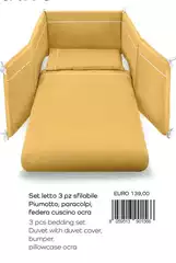 Set Letto 3 Pz Sfiable