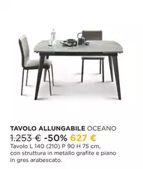 Tavolo Allungabile Oceano Tavolo Allungabile Oceano