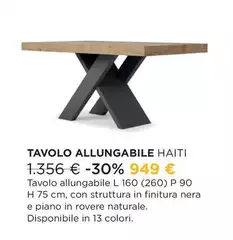 Tavolo Allungabile Haiti Tavolo Allungabile Haiti
