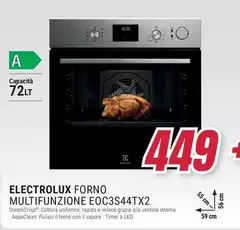 Electrolux - Forno Multifunzione EOC3S44TX2