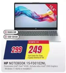 HP - Notebook 15-FD0102NL