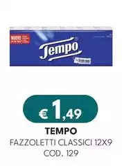 Tempo - Fazzoletti Classici Tempo - Fazzoletti Classici