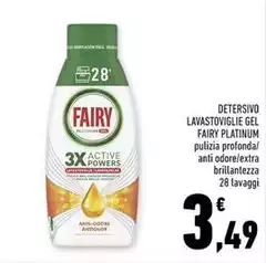 Fairy - Detersivo Lavastoviglie Gel Platinum