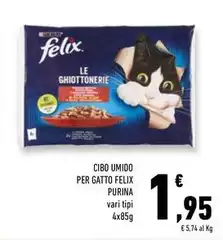 Purina - Cibo Umido Per Gatto Felix Purina - Cibo Umido Per Gatto Felix