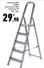 Scala In Alluminio 5 Gradini