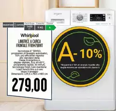 Whirlpool - Lavatrice A Carica Frontale FFB9479BVIT
