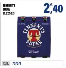 Tennent's - Birra
