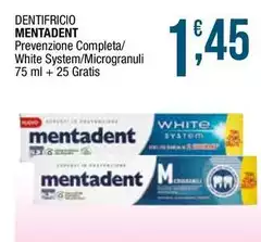Mentadent - Dentifricio