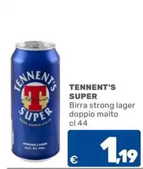 Tennent's - Super Birra Strong Lager Doppio Malto