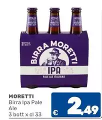 Moretti - Birra Ipa Pale Ale