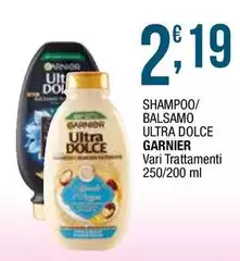 Garnier - Shampoo/Balsamo Ultra Dolce