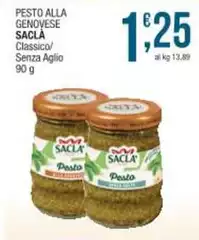 Saclà - Pesto Alla Genovese Saclà - Pesto Alla Genovese