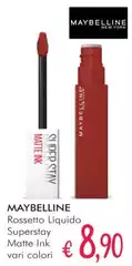 Maybelline - Rossetto Liquido Superstay Matte Ink