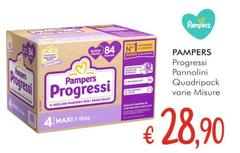 Pampers - Progressi Pannolini Quadripack