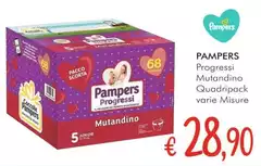 Pampers - Progressi Mutandino Quadripack Pampers - Progressi Mutandino Quadripack