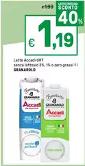 Granarolo - Latte Accadi UHT Senza Lattosio 3%/1% O Zero Grassi