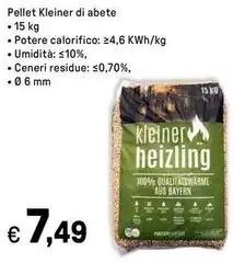 Pellet Kleiner Di Abete