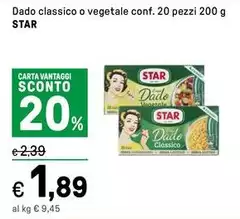 Star - Dado Classico O Vegetale Star - Dado Classico O Vegetale