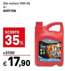 Rhütten - Olio Motore 10W-40