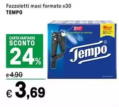 Tempo - Fazzoletti Maxi Formato