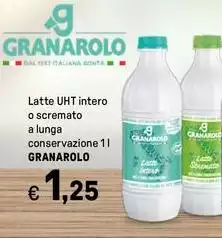 Granarolo - Latte UHT Intero O Scremato A Lunga Conservazione
