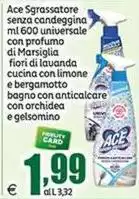 Ace - Sgrassatore Senza Candeggina Ace - Sgrassatore Senza Candeggina